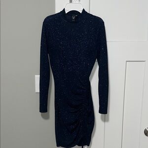 Windsor “Sparkle Up The Night Glitter Knit Mini Dress”